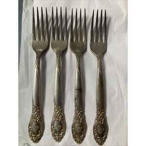Oneida Community  Fairmont Hotel Ballard-Country Lane Dinner Forks 7-1/2" Qty 4